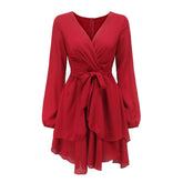 Only In Dreams Satin Wrap Dress Ins Street